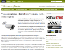 Tablet Screenshot of kitvideosorveglianza.org
