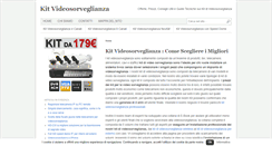Desktop Screenshot of kitvideosorveglianza.biz